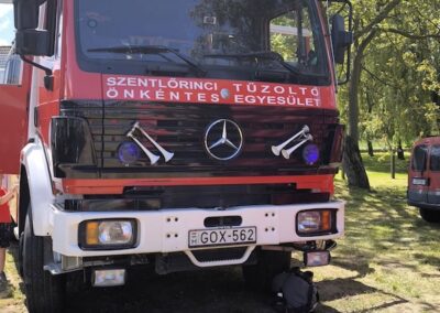 önkéntes tűzoltó egyesületi részvétel városi majálison
