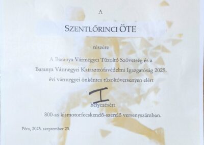 önkéntes tűzoltó verseny - Pécs tüskésrét 2025