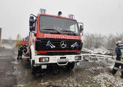 tűzoltási gyakorlat