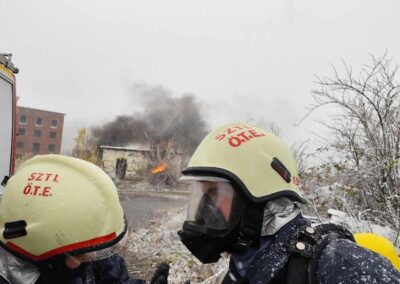tűzoltási gyakorlat