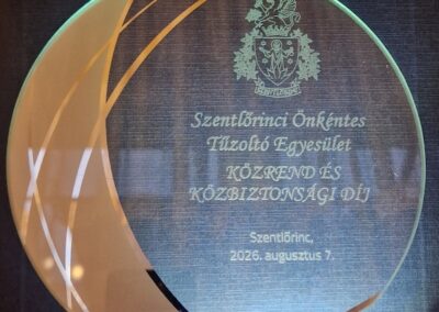 Szentlőrinc Közbiztonsági díj 2026