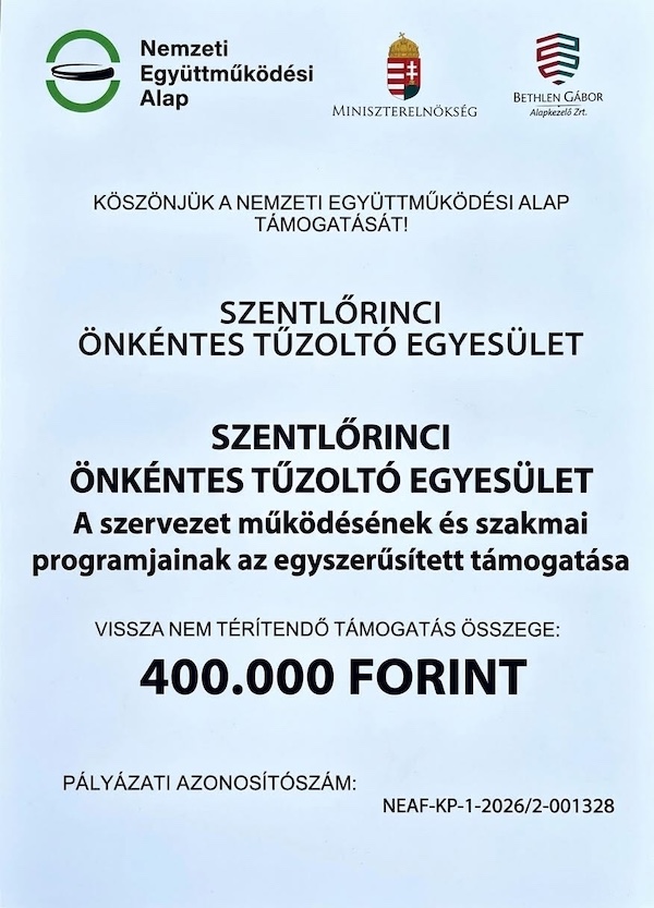 Támogatás 2026