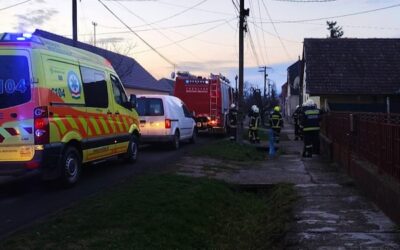 Riasztás életmentéshez Szentlőrincen.